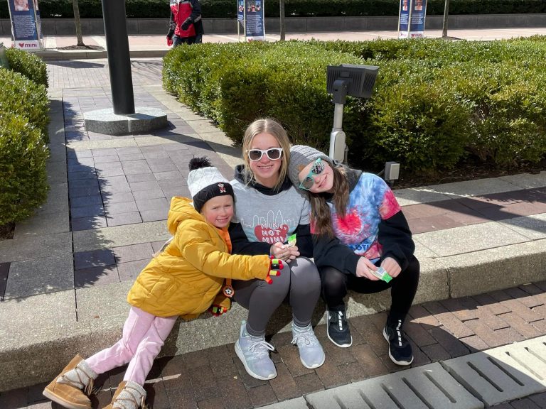 Heart Mini Walk Family Photo